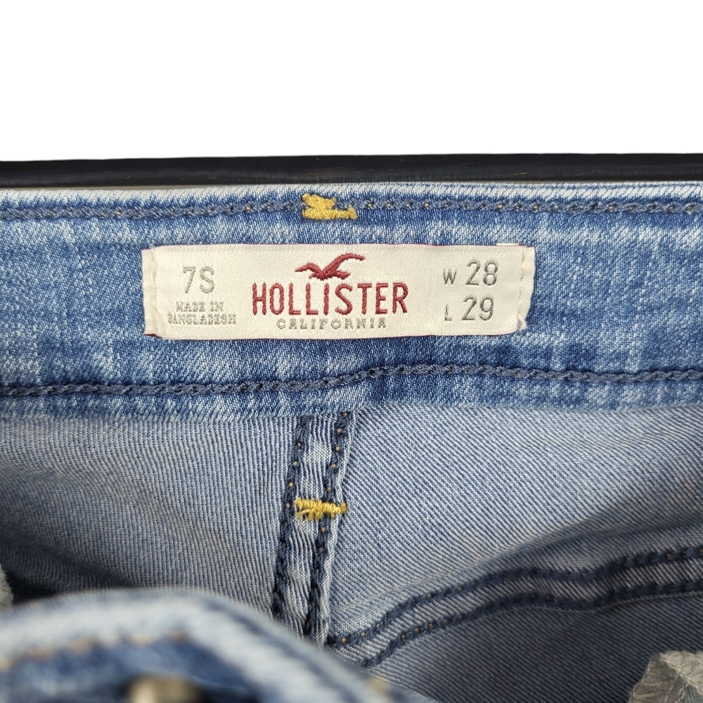 Hollister Skinny Ripped Jeans Size 7S - Picture 6 of 6